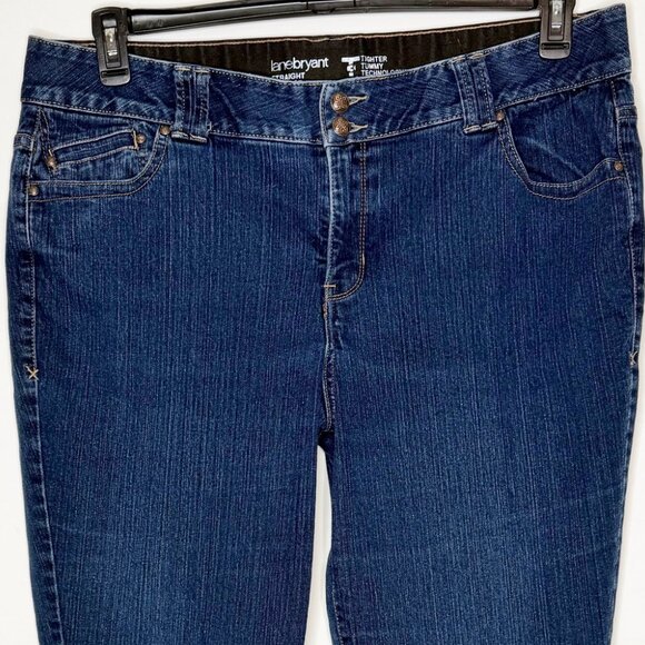 Lane Bryant Woman’s Jeans sz 20 average Tighter Tummy Technology High Waist - Picture 3 of 9